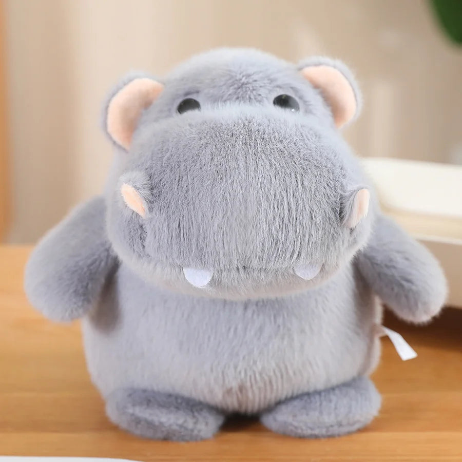 12/22/35CM Hot Sale Hippopotamus Plush Toys Soft Stuffed Doll Cute Baby Hippo Stuffed Toys Lovely Gifts