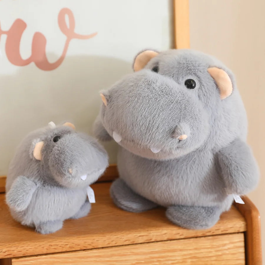 12/22/35CM Hot Sale Hippopotamus Plush Toys Soft Stuffed Doll Cute Baby Hippo Stuffed Toys Lovely Gifts